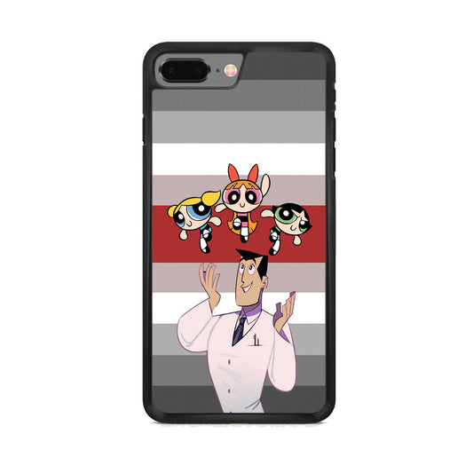 Powerpuff Girl With Professor Utonium iPhone 8 Plus Case