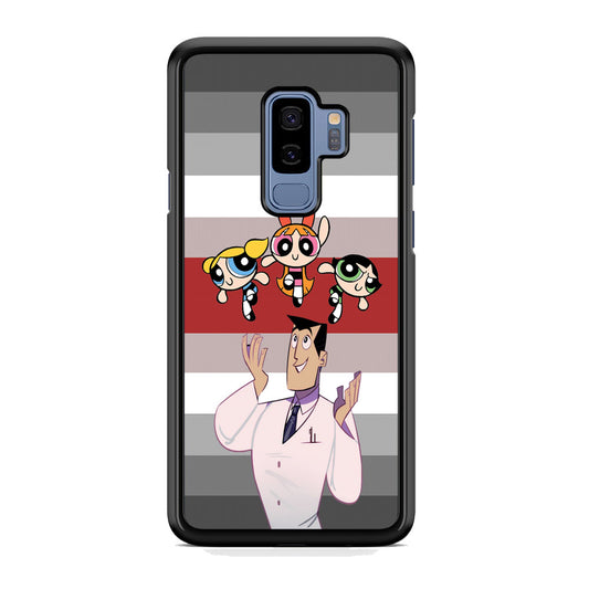 Powerpuff Girl With Professor Utonium Samsung Galaxy S9 Plus Case