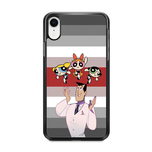 Powerpuff Girl With Professor Utonium iPhone XR Case