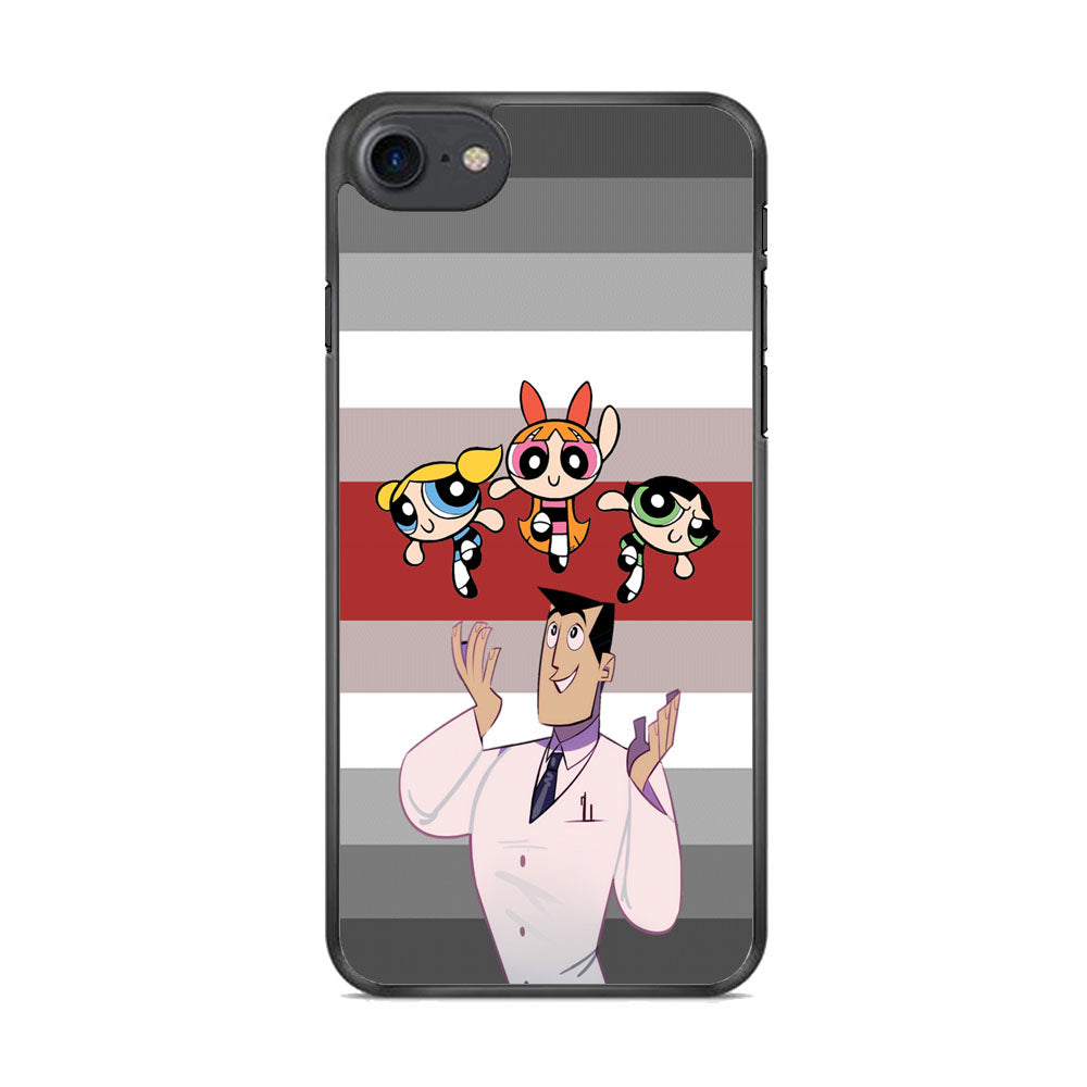 Powerpuff Girl With Professor Utonium iPhone 7 Case