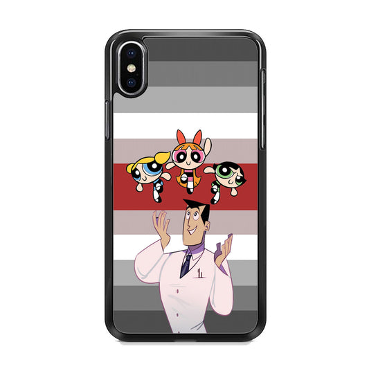 Powerpuff Girl With Professor Utonium iPhone XS Case