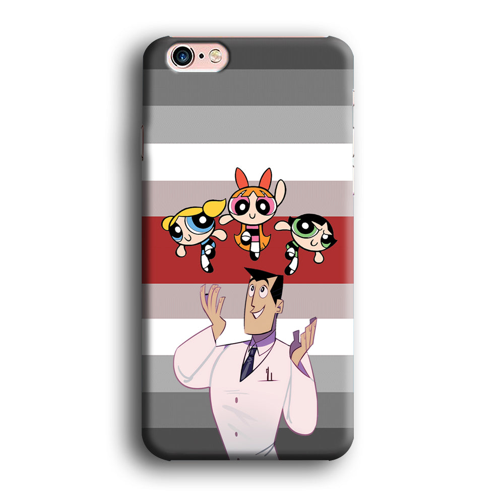 Powerpuff Girl With Professor Utonium iPhone 6 | 6s Case - carneyforia