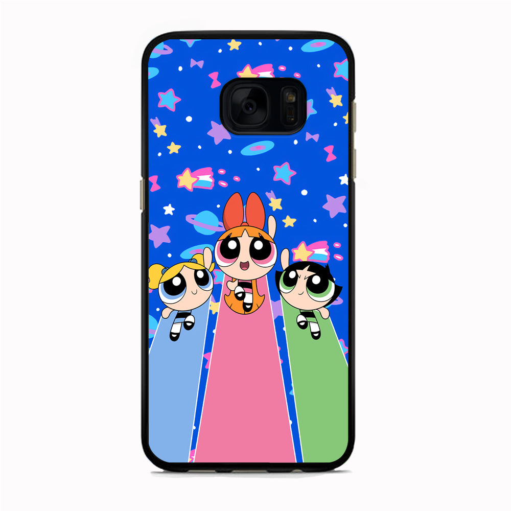 Powerpuff Girls Sky Blue Samsung Galaxy S7 Edge Case