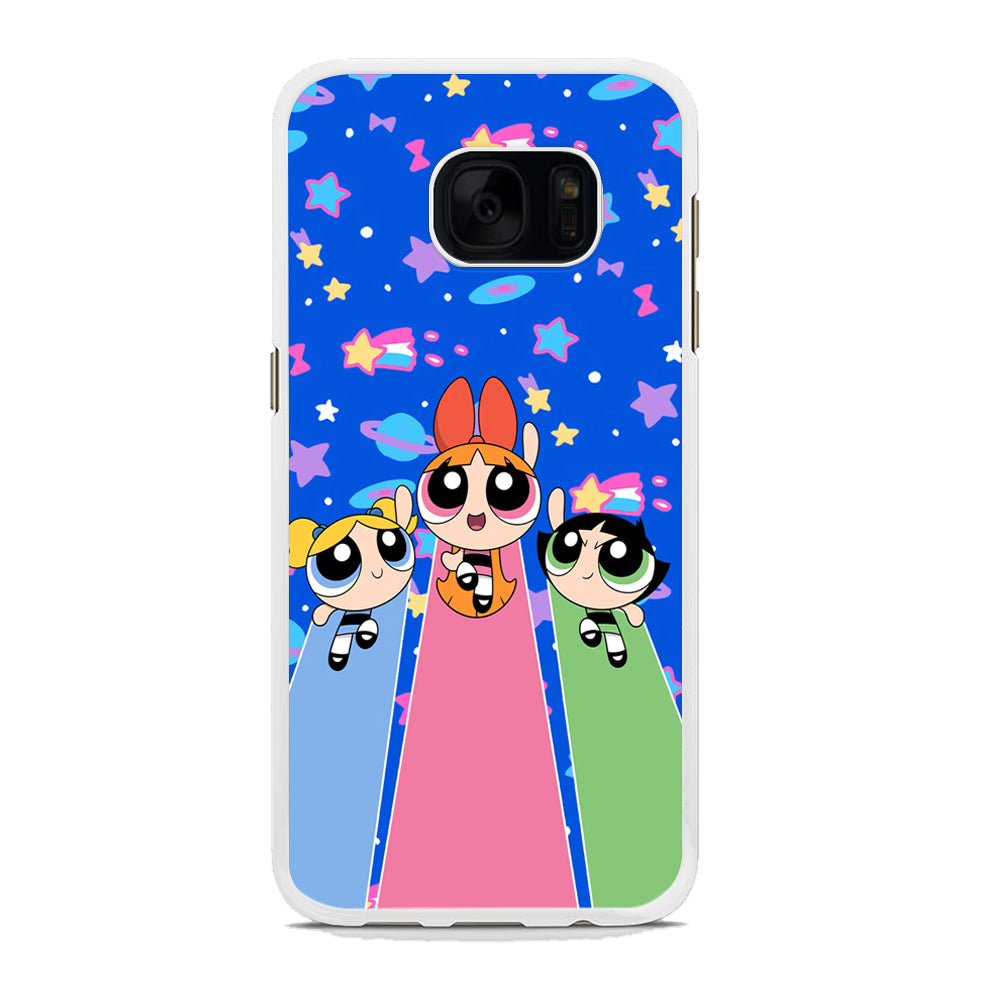 Powerpuff Girls Sky Blue Samsung Galaxy S7 Edge Case