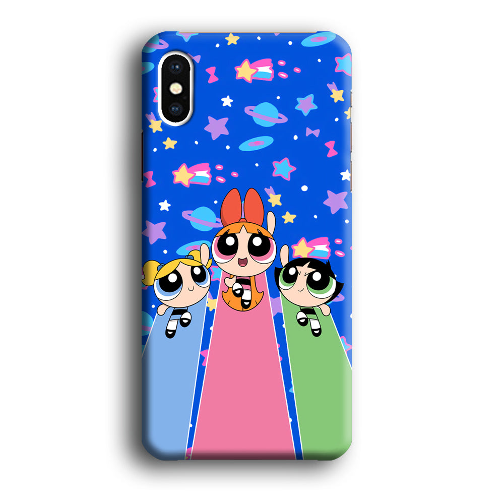 Powerpuff Girls Sky Blue iPhone X Case