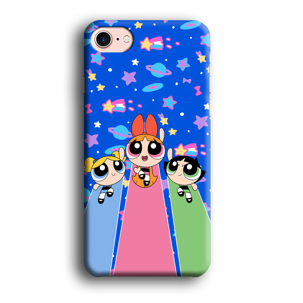 Powerpuff Girls Sky Blue iPhone 8 Case