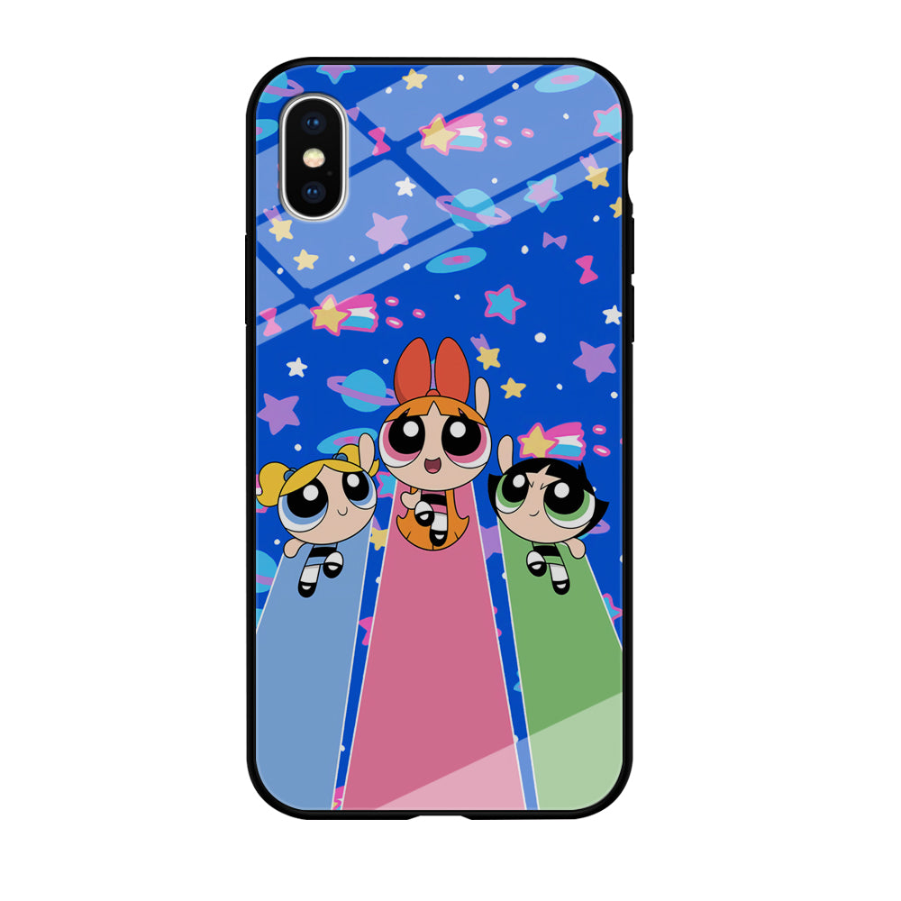 Powerpuff Girls Sky Blue iPhone X Case