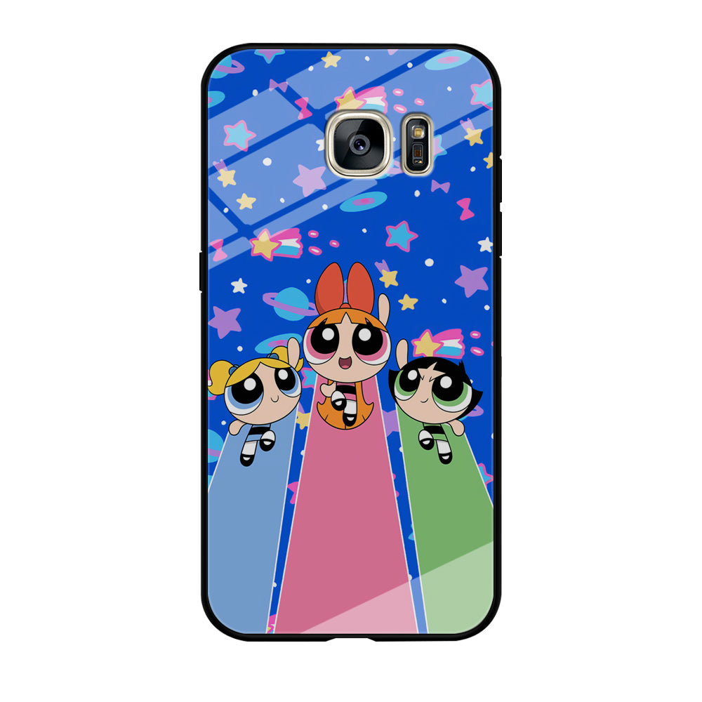 Powerpuff Girls Sky Blue Samsung Galaxy S7 Edge Case