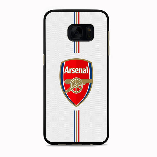 Premier League Arsenal Samsung Galaxy S7 Case Rubber Black (2D Case)