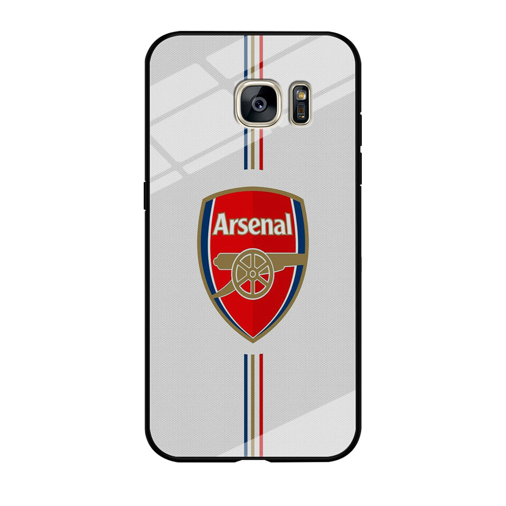 Premier League Arsenal Samsung Galaxy S7 Case Tempered Glass Case