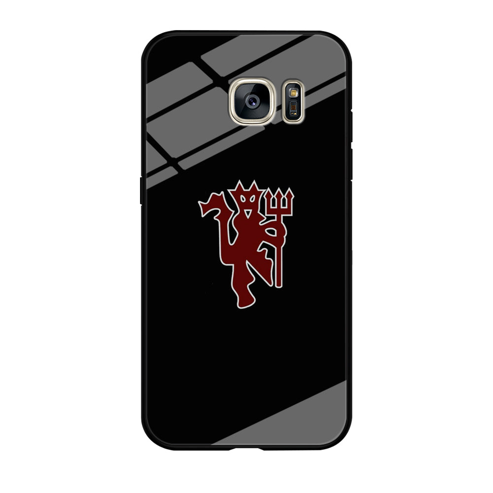 Premier League Manchester United Red Devils Samsung Galaxy S7 Case Tempered Glass Case