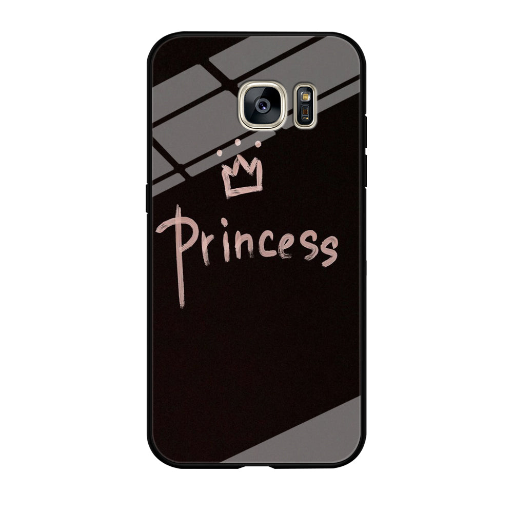 Princess Paint Art Samsung Galaxy S7 Case Tempered Glass Case