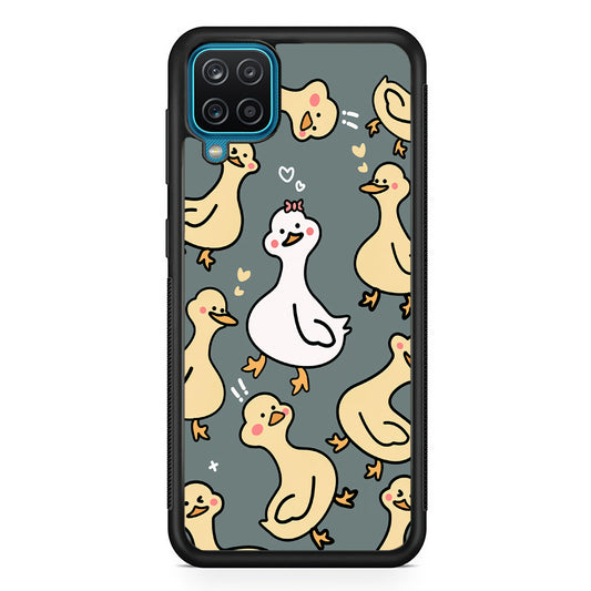 Princess of Duck Patern Wallpaper Samsung Galaxy A12 Case