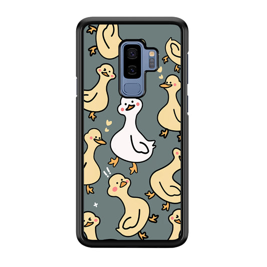 Princess of Duck Patern Wallpaper Samsung Galaxy S9 Plus Case