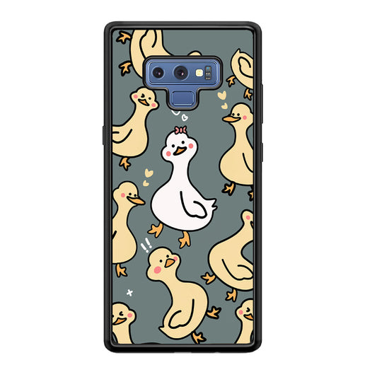 Princess of Duck Patern Wallpaper Samsung Galaxy Note 9 Case