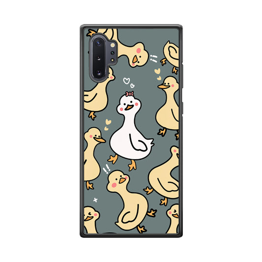 Princess of Duck Patern Wallpaper Samsung Galaxy Note 10 Plus Case
