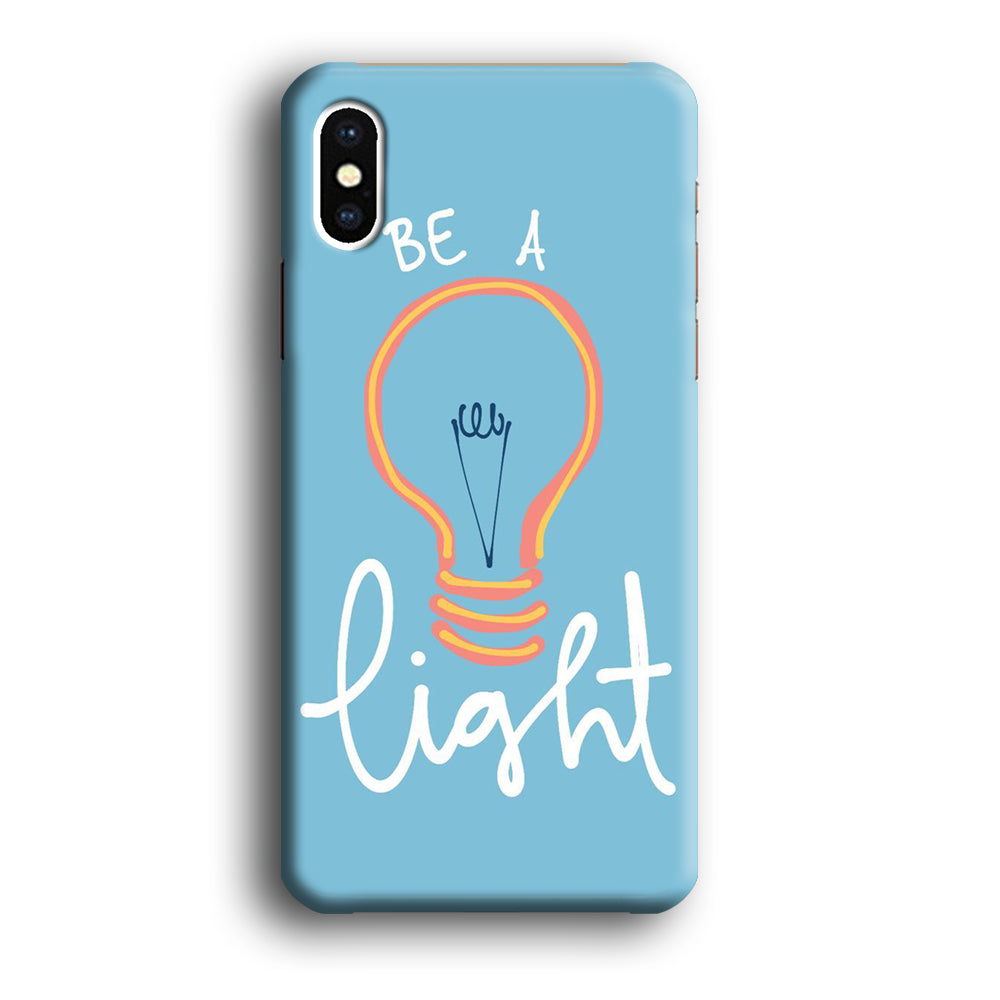 Quote Be A Light iPhone XS MAX Case