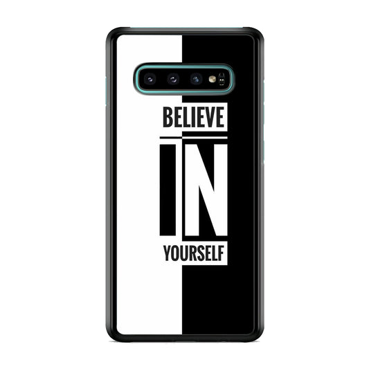 Quote Belive Yourself Samsung Galaxy S10 Case