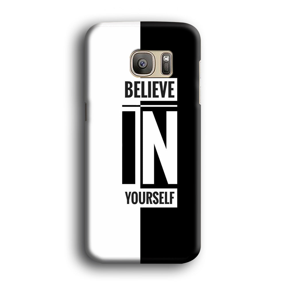 Quote Belive Yourself Samsung Galaxy S7 Edge Case