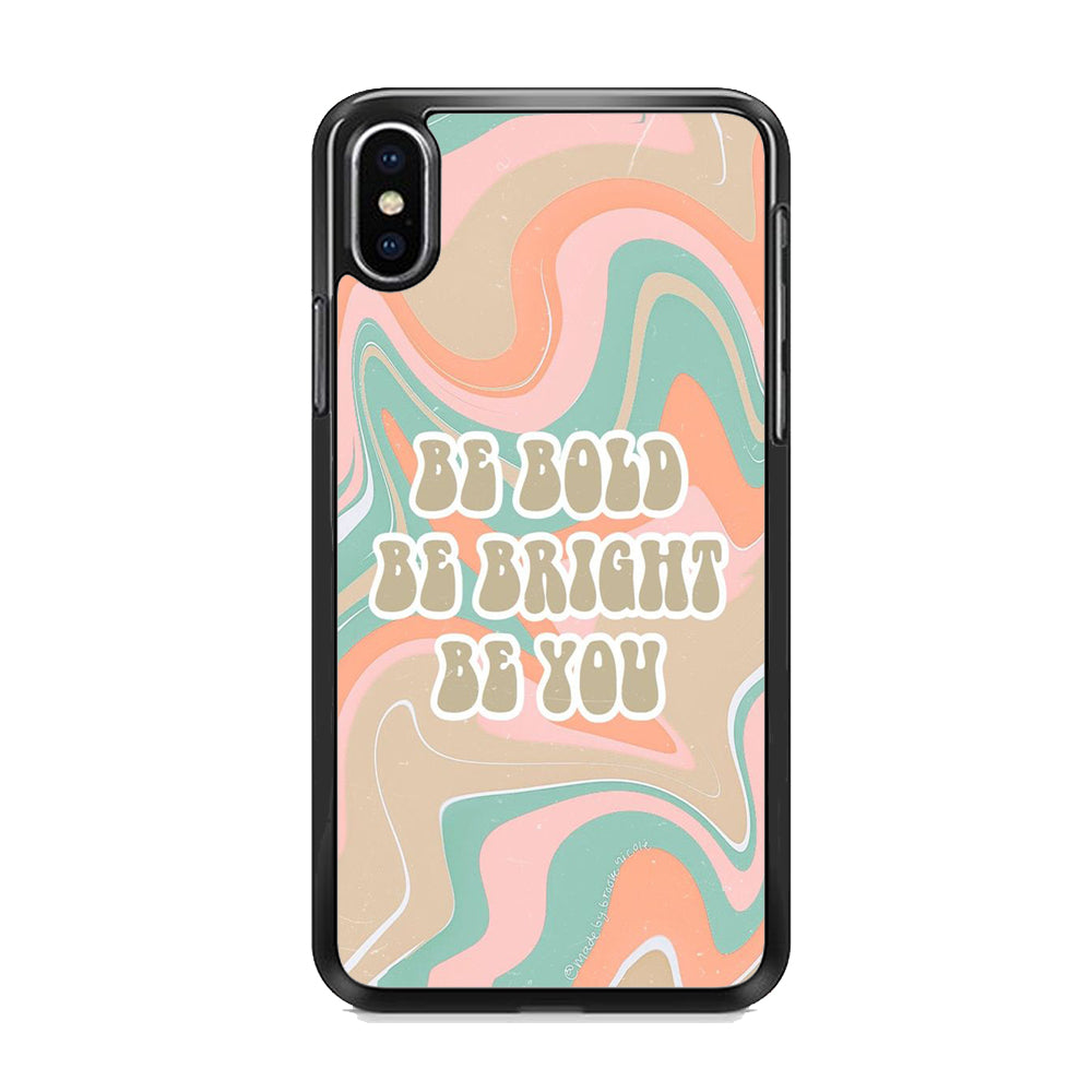 Quote Marble Be You iPhone X Case