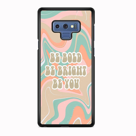 Quote Marble Be You Samsung Galaxy Note 9 Case