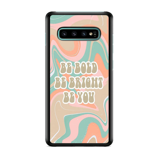 Quote Marble Be You Samsung Galaxy S10 Case