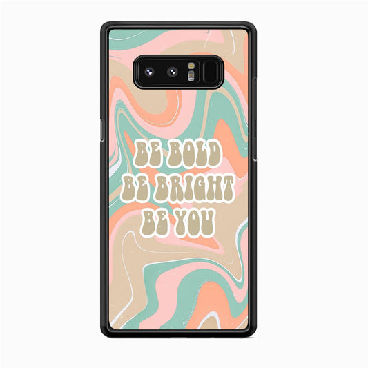 Quote Marble Be You Samsung Galaxy Note 8 Case