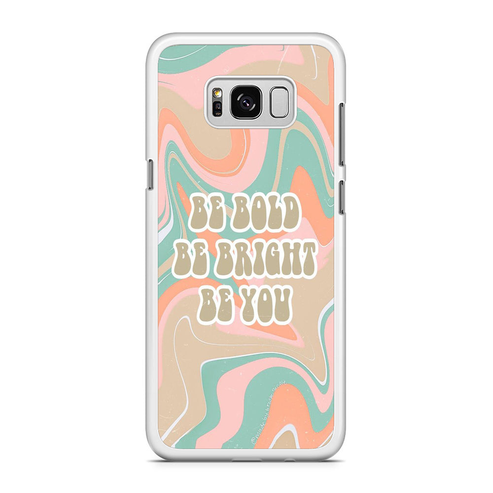 Quote Marble Be You Samsung Galaxy S8 Case