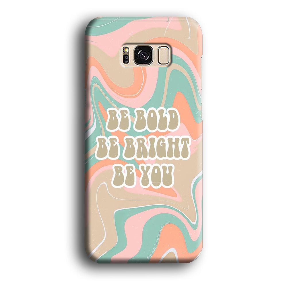 Quote Marble Be You Samsung Galaxy S8 Case