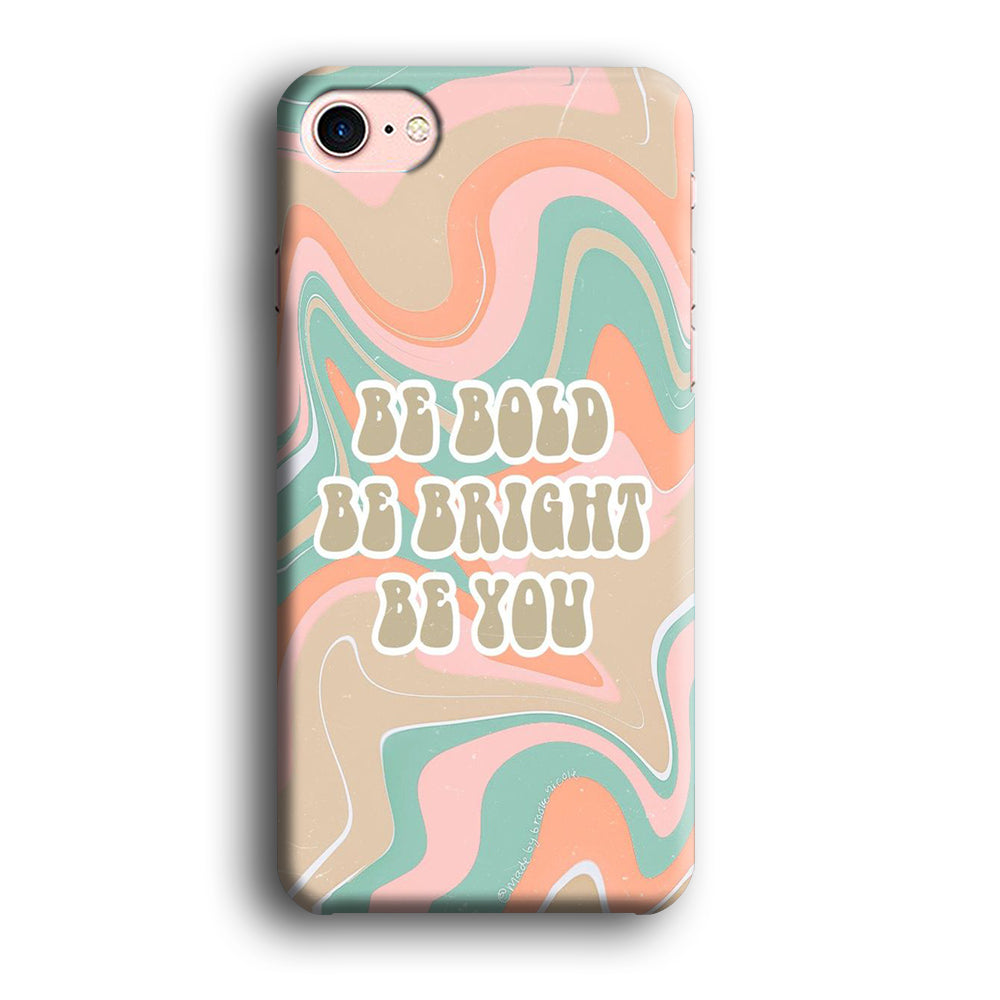 Quote Marble Be You iPhone 7 Case