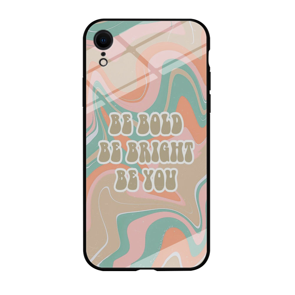 Quote Marble Be You iPhone XR Case