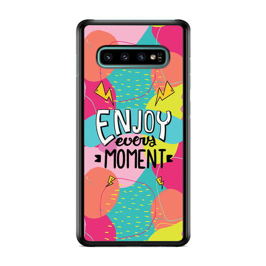 Quote of Optimistic Soul Samsung Galaxy S10 Case