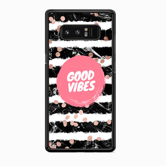 Quotes Good Vibes Movement Samsung Galaxy Note 8 Case
