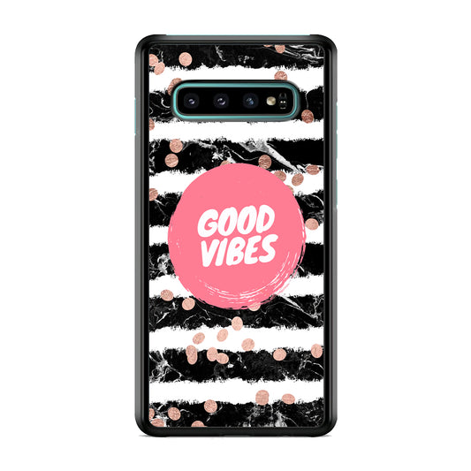 Quotes Good Vibes Movement Samsung Galaxy S10 Case