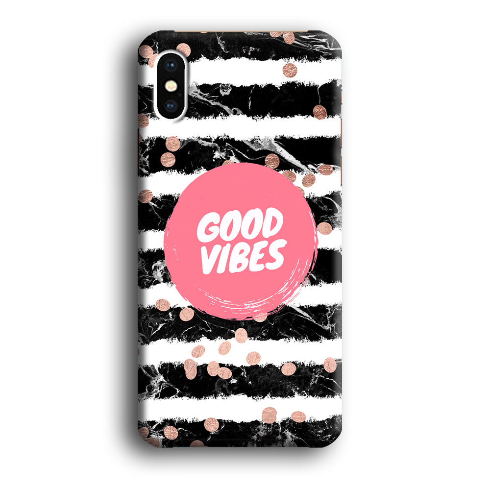 Quotes Good Vibes Movement iPhone XS MAX Case
