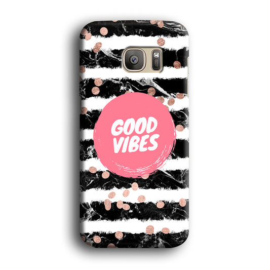 Quotes Good Vibes Movement Samsung Galaxy S7 Edge Case