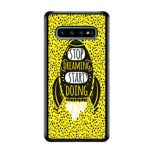 Quotes Step Ahead Samsung Galaxy S10 Case