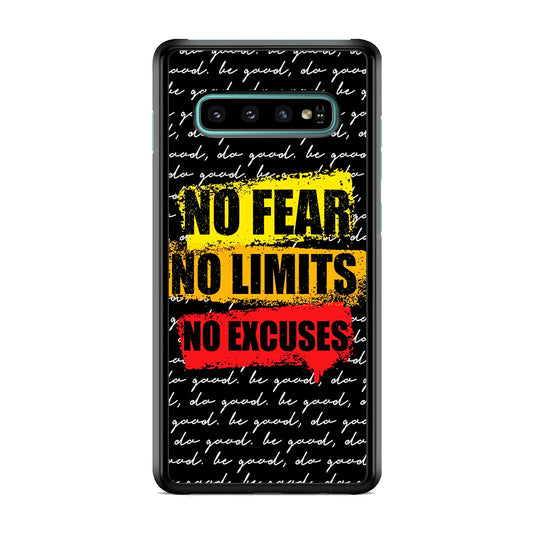 Quotes to Keep Going Ahead Samsung Galaxy S10 Case