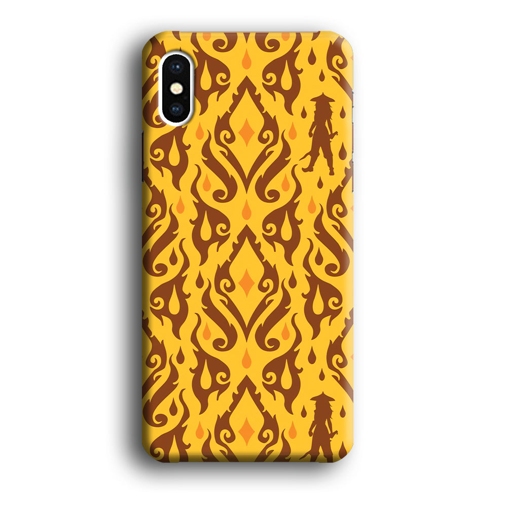 Raya And The Last Dragon Pattern iPhone XS Case