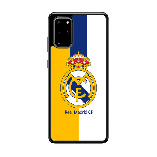 Real Madrid Yellow and Blue Line Samsung Galaxy S20 Plus Case