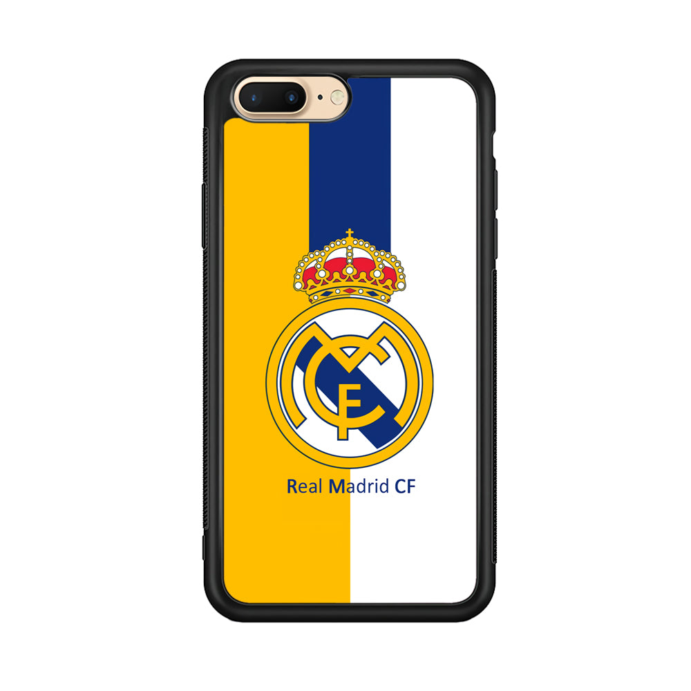 Real Madrid Yellow and Blue Line iPhone 8 Plus Case