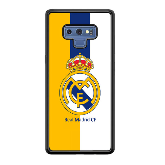 Real Madrid Yellow and Blue Line Samsung Galaxy Note 9 Case