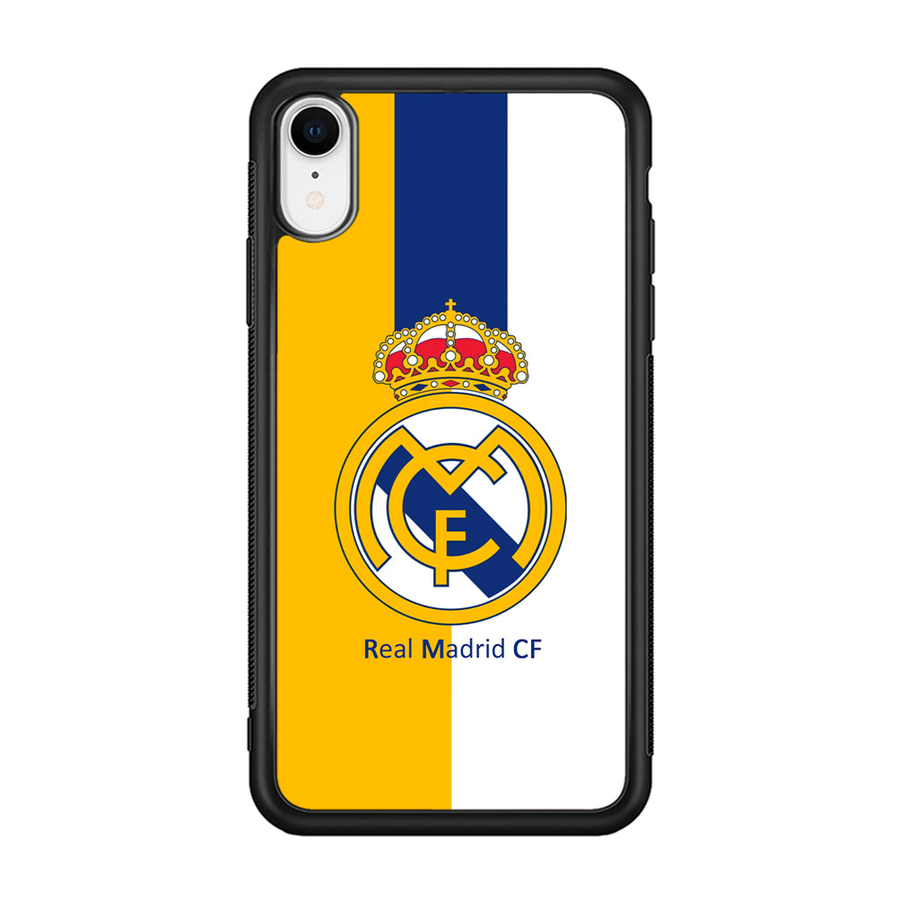 Real Madrid Yellow and Blue Line iPhone XR Case