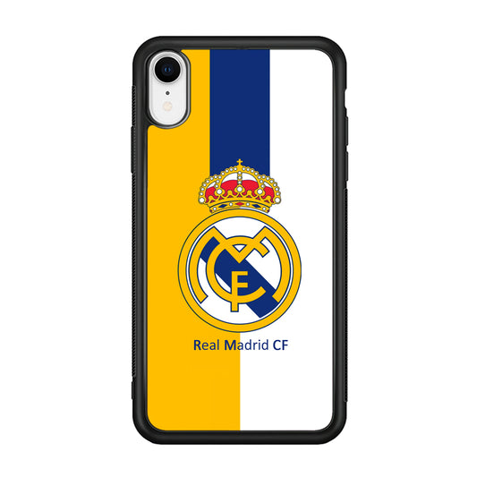 Real Madrid Yellow and Blue Line iPhone XR Case