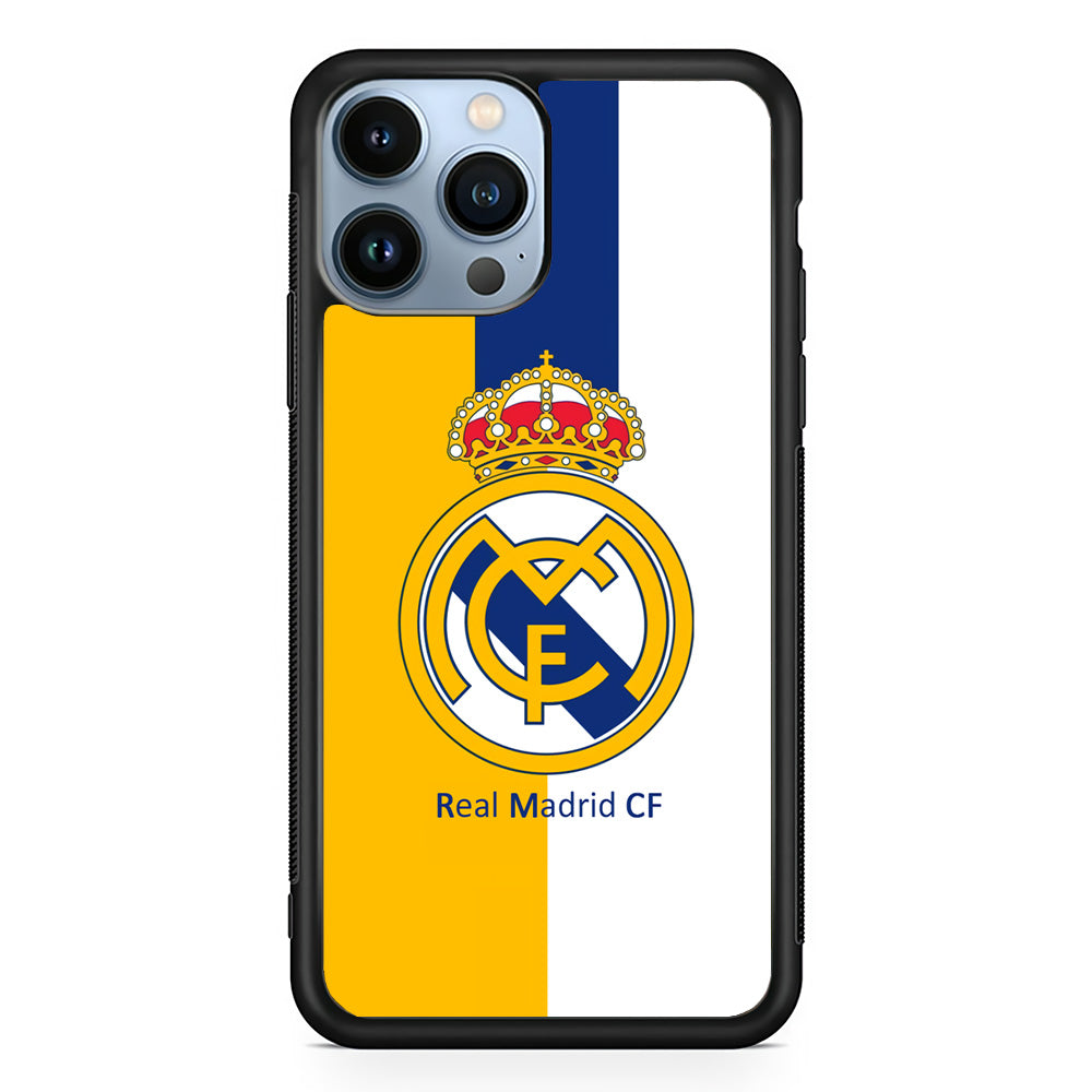 Real Madrid Yellow and Blue Line iPhone 13 Pro Max Case