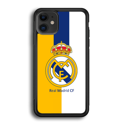 Real Madrid Yellow and Blue Line iPhone 12 Case