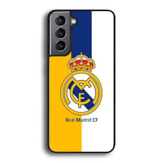 Real Madrid Yellow and Blue Line Samsung Galaxy S21 Plus Case - Carneyforia