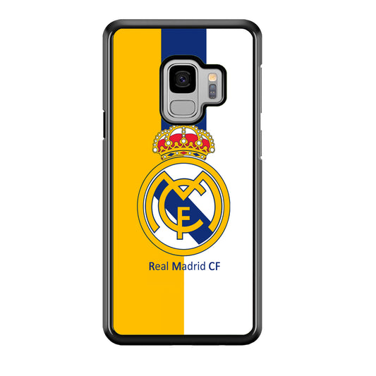 Real Madrid Yellow and Blue Line Samsung Galaxy S9 Case