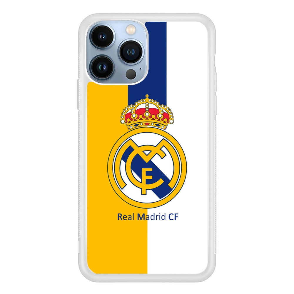 Real Madrid Yellow and Blue Line iPhone 13 Pro Max Case