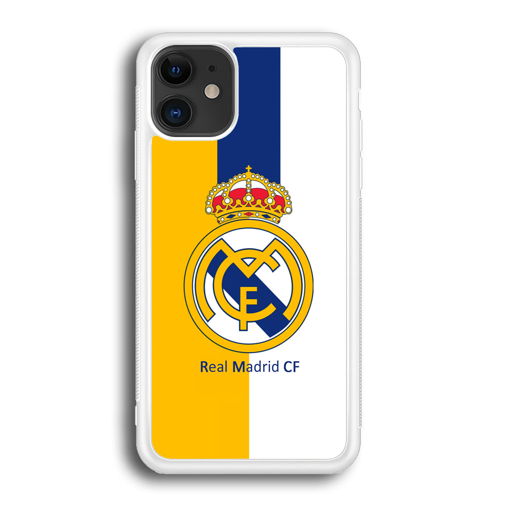 Real Madrid Yellow and Blue Line iPhone 12 Case